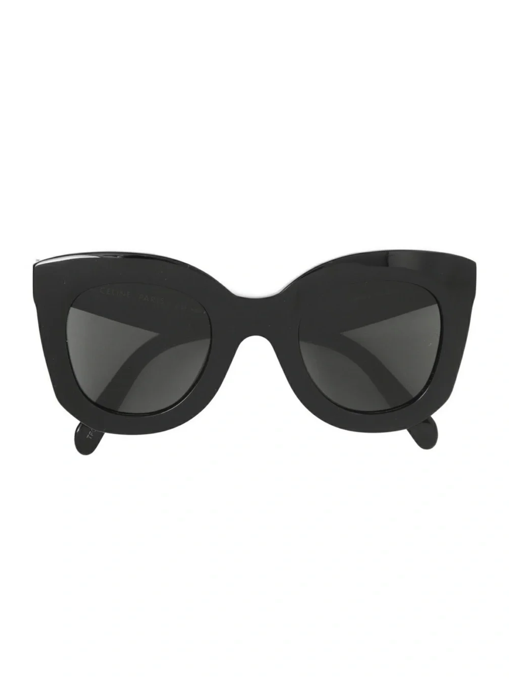Celine Black Oversized Cat-Eye Sunglasses